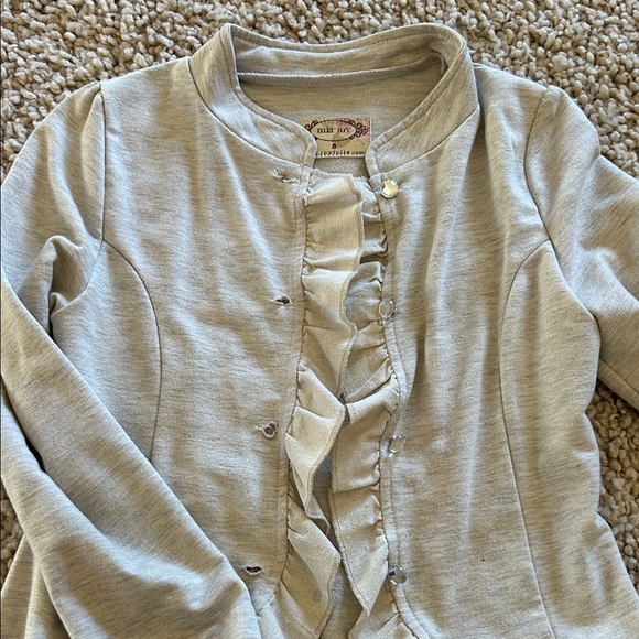 Joyfolie Cream Ruffle jacket - Picture 2 of 2